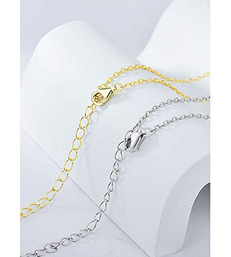 OIDIMS Safety Pin 925 Sterling Silver Choker Necklace for Women Girls Chain with Pendant Fine Finish Personalized Girls Support Symbol For Refugee Charms Teens Simple Meaningful Minimalist Jewelry3