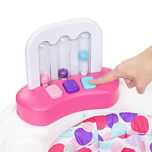 Image of Smart Steps 3-in-1 Bounce N' Play Activity Center Plus with STEM Learning Toys, Princess Pink