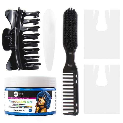 Cera para Cabello Temporal Azul 4.23 oz Kit Completo miniatura 1