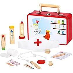Amazon Maletin Medico Juguete Bino & Mertens- Maletín Veterinario (Mertens GmbH 83529)