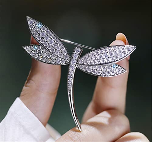 Broche libellule de haute qualité pour veste et costume chic
