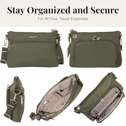 Image of Baggallini Securtex Anti-Theft Memento Crossbody