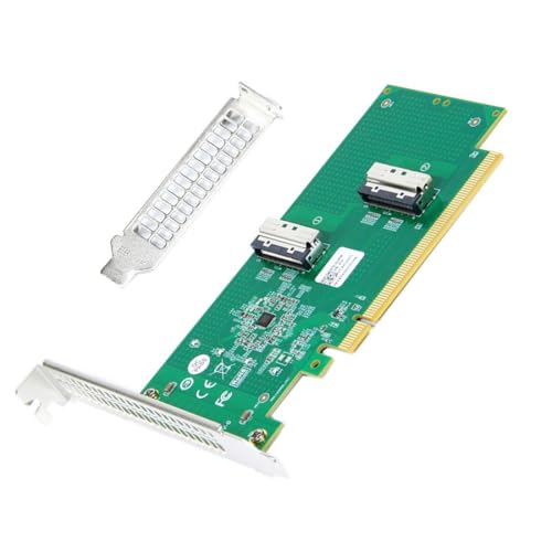 Tarjeta PCI-E 5.0 MCIO 8i 74Pin ChenYang con conector SFF-TA-1016 Mini Cool Edge IO para placas base