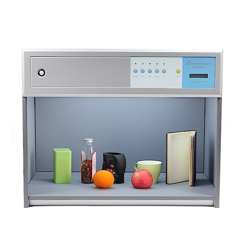 Goshet GY-48 4 Light Sources Assessment Cabinet Color Matching Box,Textile Printing Color Matching Cabinet Color Matching Light Box Lab Color Matching Cabinet Usa Stock cover