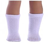 TOSSPER 1 Pair White Socks for 18inch Journey Accessories