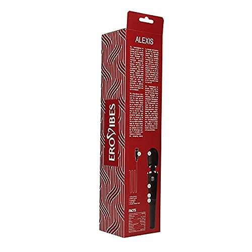 Alexis - Magicwand Akku - Magic Wand Vibratoren Stark - Wand Massagestab Sex - Kabelloser Massagestab Stark - 30 Cm