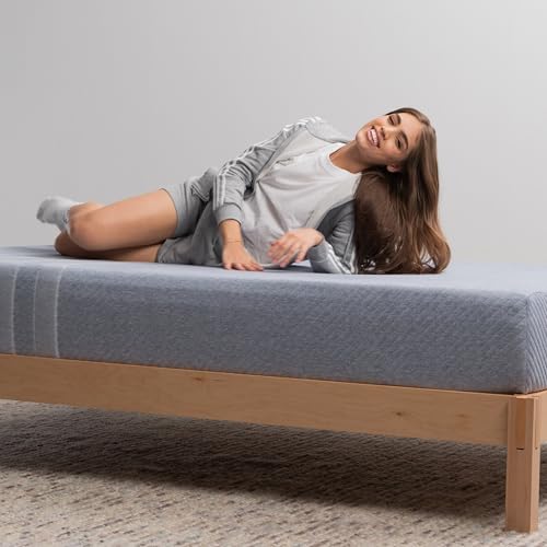 Image of Leesa Studio 10 inch Mattress, Full Size, Cooling Memory Foam /CertiPUR-US Certified Foam / 120-Night Trial Heather-Blue