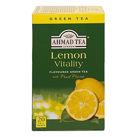 Ahmad Tea Lemon Vitality mit Zitronen-Geschmack 20 Teebeutel Cover