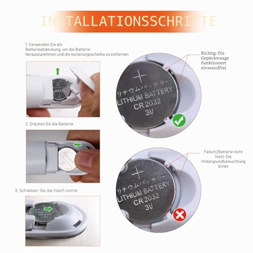 MYCARBON Digitale Kofferwaage Gepäckwaage Analog – Ansicht 5