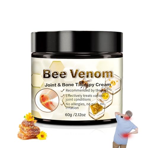 YILEST Bee Venom Cream, Bee Venom Skin Treatment Cream for Muscle & Joint Comfort, to Support Flexibility & Ease of Movement