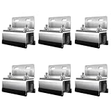 Van Roof Rack Mount Kit - 6 Stück Dachhalterungs Roof Rack Brackets Pilzkopfhalter Dachträger 304 Edelstahl kompatibel mit ProMaster Boxer Jumper Ducato Movano Dachträger Adapter Kit