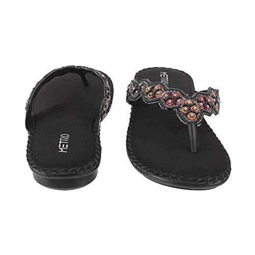 Image of Metro Women's Faux Leather Fashion Slip-on Sandal