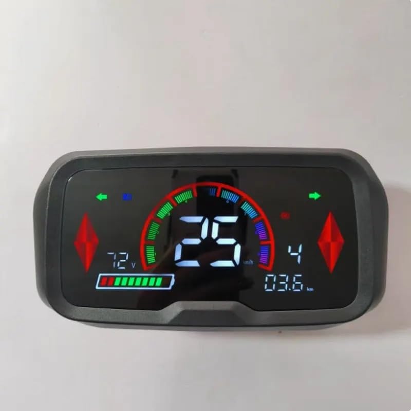 Tachymètre ensemble d'instruments de moto contre reflets écran numérique LED T3