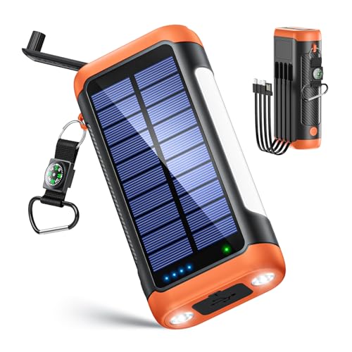 ☆オレンジ＆ブラック☆まとめセットモバイルバッテリー ソーラー 大容量 Amazon | ソーラーチャージャー X-DRAGON モバイルバッテリー