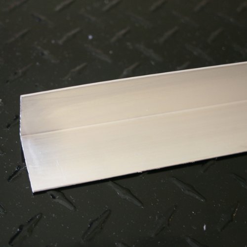Image of M-D Building Products 58289 1-1 /2 in. x 1-1 /2 in. x 1 /16 in. x 72 in. Mill Aluminum Angle Shape