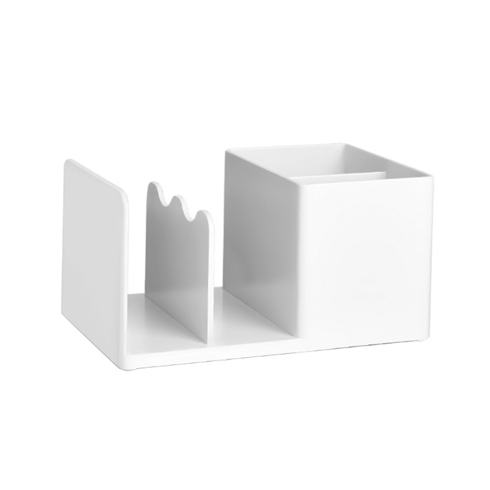 Compacts Bookend Storage Shelf for Stationery Organization in Study Dorm Workspaces Multifunctional Storage Space Desk Organizers