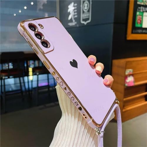 Coque pour Samsung S21 avec lanière pour transporter votre téléphone en festival
