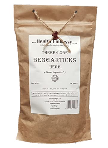 Health Embassy Three-Lobe Beggarticks Herb | Bidens Tripartita L | Herbal Tea (100g)