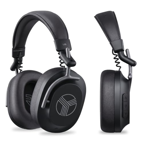 TREBLAB U5 Bluetooth Headphones Over the Ear, Hybrid ANC, 65H Playtime