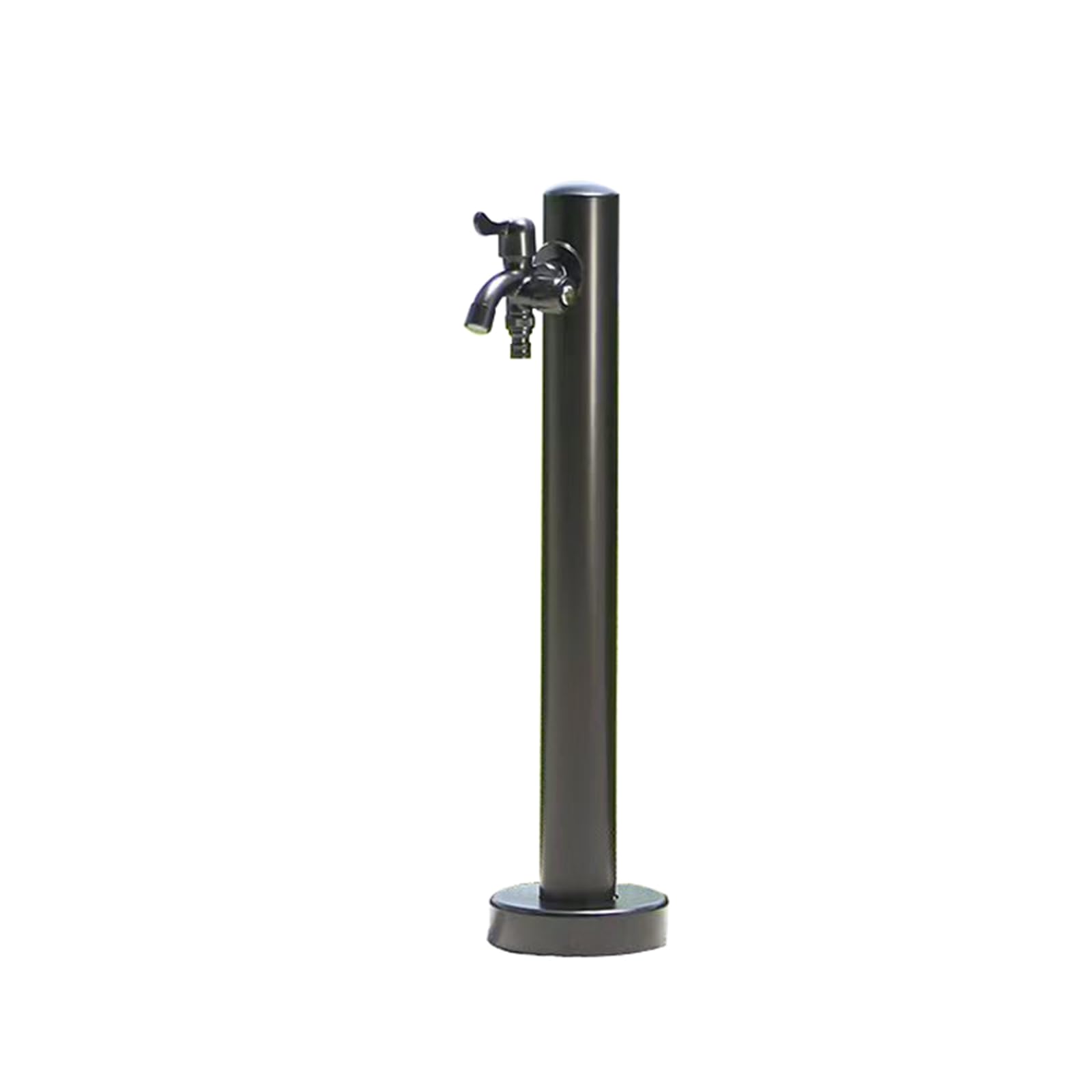 ZYCHSJXA Stainless Steel Freestanding Garden Water Column with Double Spout Faucet Antifreeze Outdoor Hose Stand for Irrigation Washing and Courtyard Use