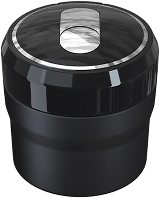 Car Ashtray for Audi S5 Coupe Cabriolet Sportback B8/8T B8/8F B8.5/8.5T/8.5F 2007-2017 Auto Ashtrays with Lid Mini Car Trash Can Portable Ashtray for Car Bucket Ashtray,78mm*74mm-Black