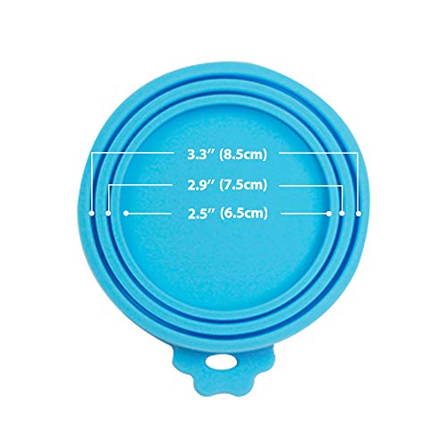 Yobbai 6 Pack Pet Food Can Lids, Food Safe Bpa Free & Dishwasher Safe, Can Covers Most Standard Size Dog And Cat Can Tops #TOP5