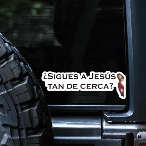 Calcomanía para parachoques de coche Do You Follow Jesus de 1step2dream 8