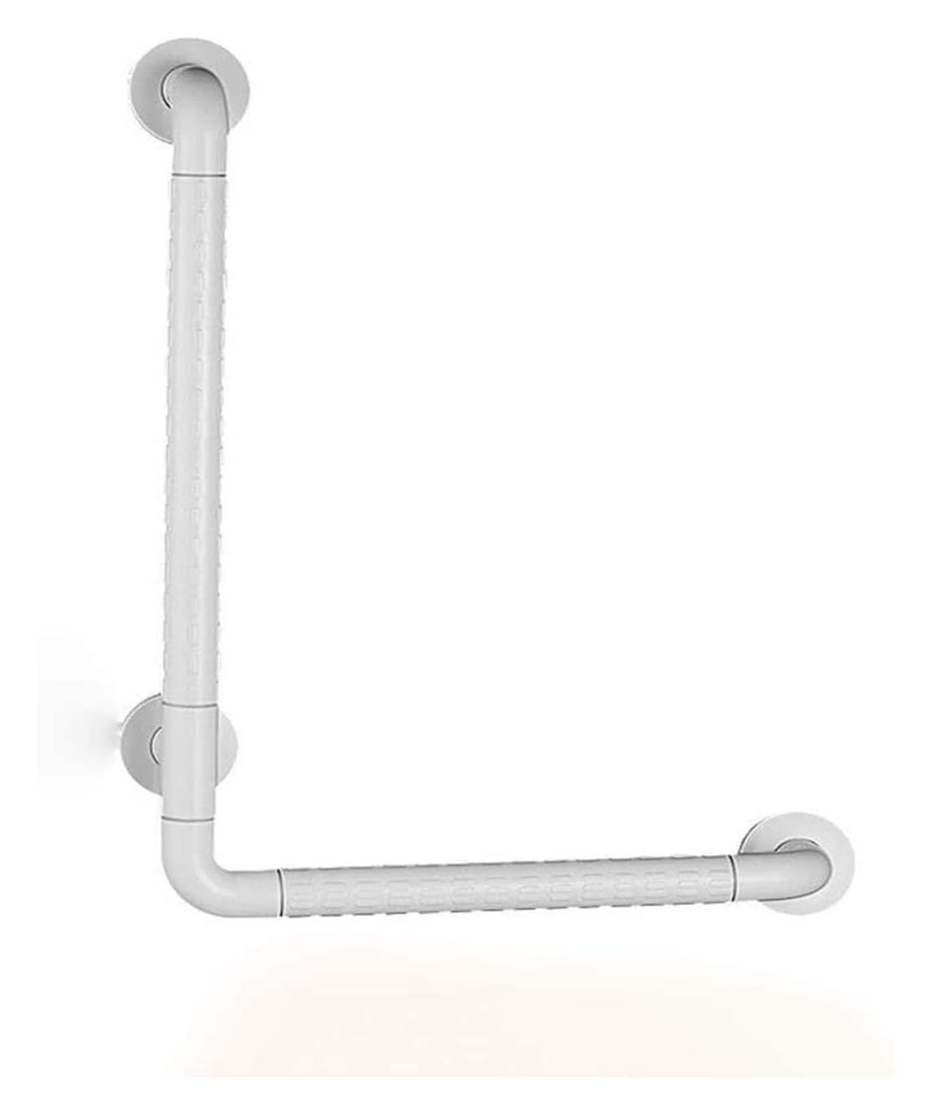 Agarraderas Barras de apoyo tipo L for duchas y pasamanos blanco amarillo, soporte de seguridad, pasamanos, apoyabrazos, pasamanos de seguridad, acero inoxidable