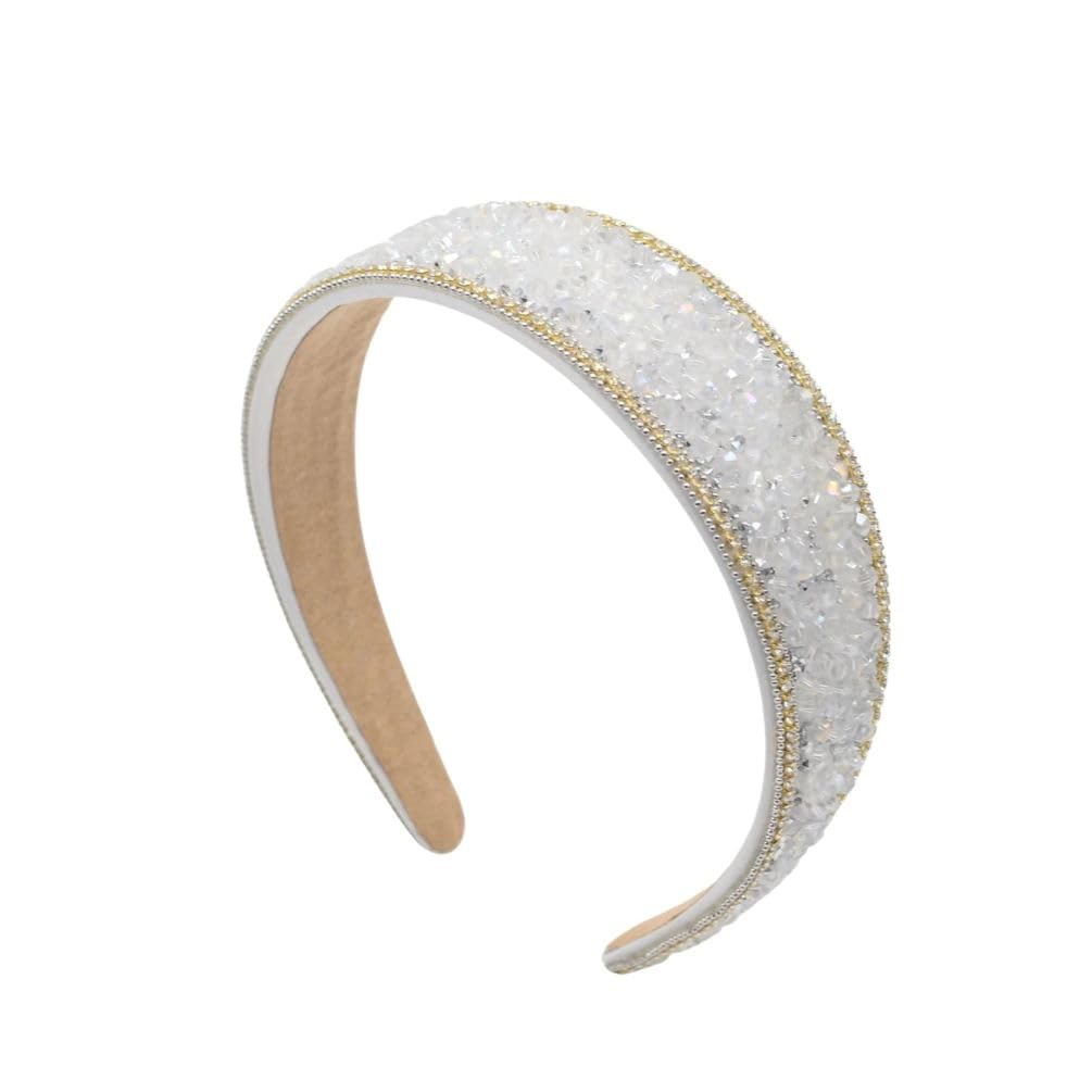 Natalie Mills Headband Esther Glamband in White