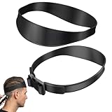 FDHBDF 2 Stück Verstellbare Haarschnitt Band, Verstellbare Haarschablone für Herren, Rasur Haarschnitt Vorlagen für Selbst Haarschnitte für Erwachsene und Kinder DIY Haarschnitt Geeignet