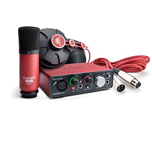 Focusrite Scarlett Solo Studio (1st Gen) USB Audio Interface and Recording Bundle