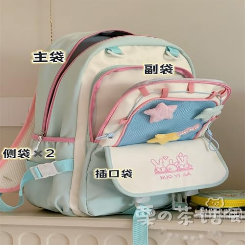 Cartable backpack de lycée de grande capacité pour élèves du secondaire - 5
