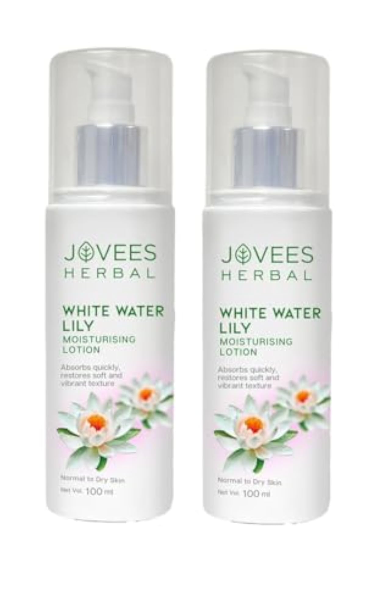 Herbal White Water Lily Moisturising Lotion, Lightweight