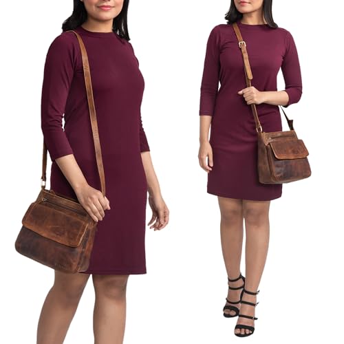 STILORD 'Jodie' Borsa a Spalla Donna Pelle