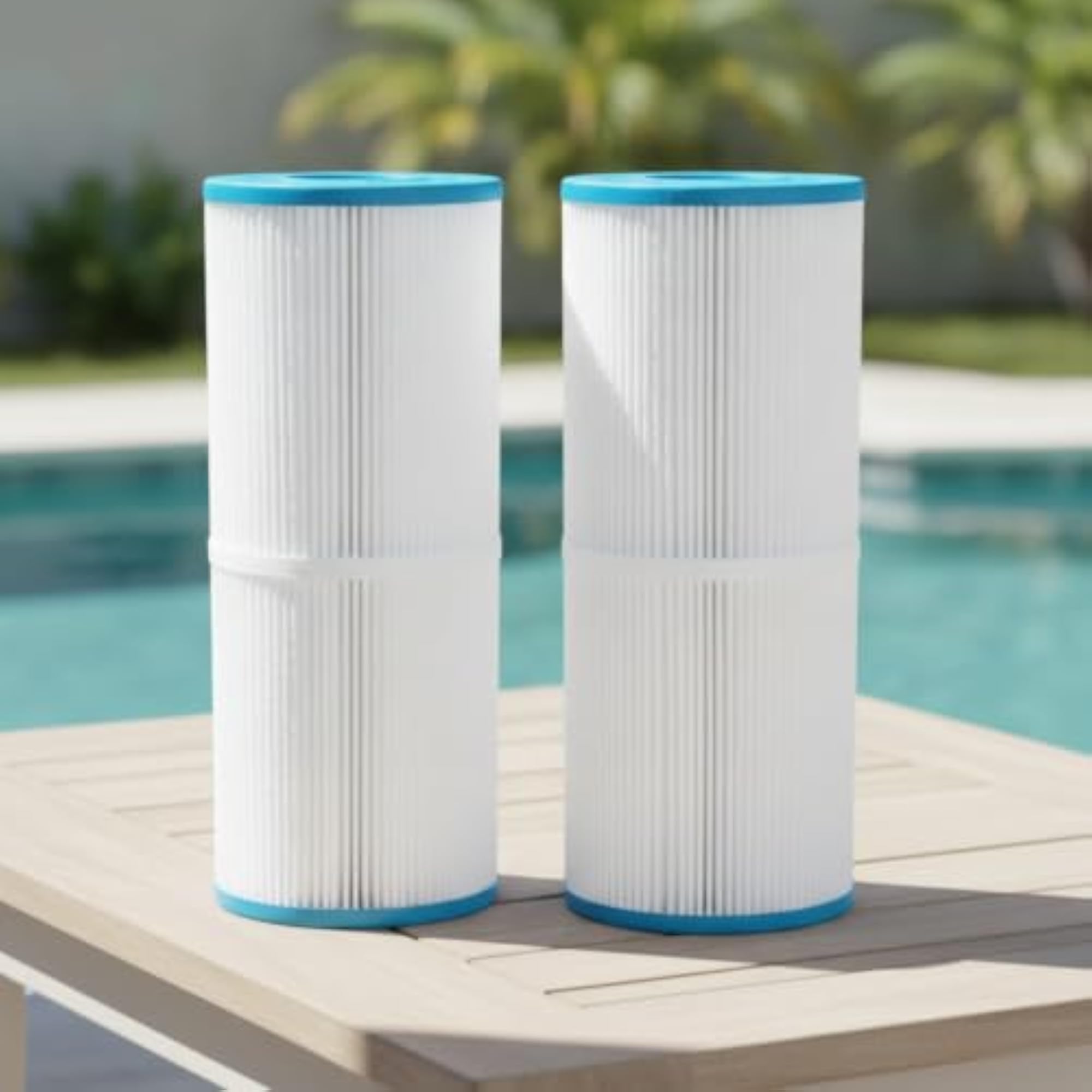 2 Pieces Cylindrical PRB25-IN Chlorine Resistant Spa Filter