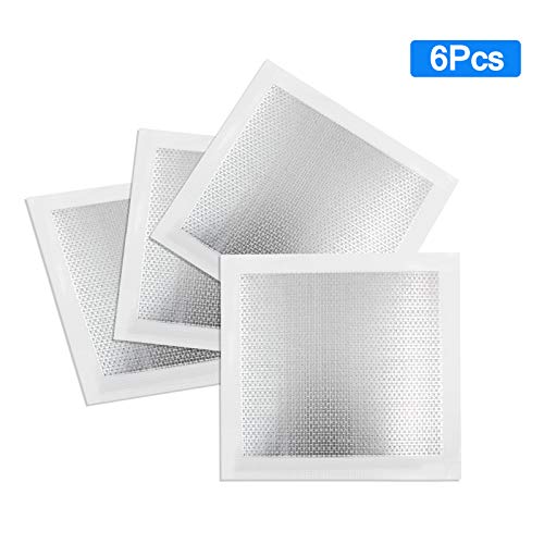 Seimneire 6pcs Drywall Repair Patch, 8\" x 8\" Drywall Patch Self Adhesive Aluminum Wall Repair Patch Kit