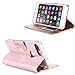 ProCase Wallet Case for iPhone 8 Plus/7 Plus 5.5 Inch, Flip Fold Card Case Stylish Slim Stand Cover with Wallet Case Fits for iPhone 8 Plus/iPhone 7 Plus 5.5” -Pink