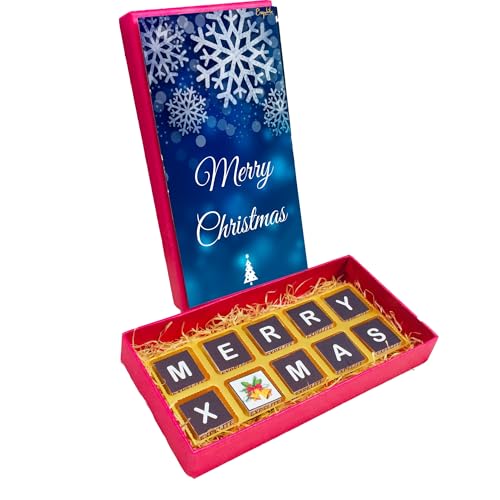 Image of Expelite Mery Christams And New Year Chocolate Gift For Girl Friend - 10 PC Happy Near Year Gift for Employees