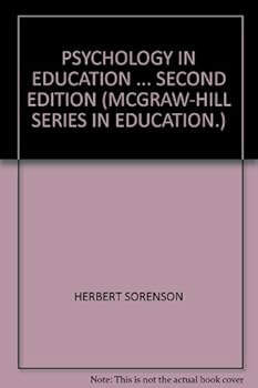Hardcover PSYCHOLOGY IN EDUCATION ... SECOND EDITION (MCGRAW-HILL SERIES IN EDUCATION.) Book