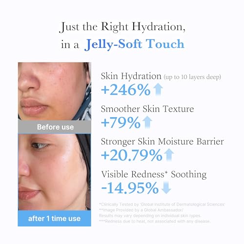 medicube Jelly Cream with Hyaluronic Acid | Daily Moisturizer for All Skin Types | Long-lasting Hydration with Hyaluronic Acid, Ceramides, Multi Peptides | Supports Skin's Natural Barrier | 1.69 fl.oz - Image 4