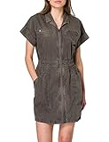 Modisches edc Kleid edc by Esprit Damen Esprit Kleid, 050CC1E318,Grün (Khaki Green 350), 36