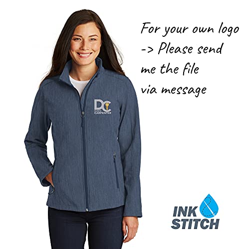 Ink Sitch Women Design your Own Custom Stitching Embroidery Core Soft Shell Jackets3