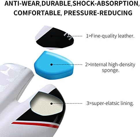 ENJOHOS Bike Saddle, Mountain Bike Seat Waterproof, Bicycle Saddle, Bicycle Cushion for MTB, Folding Bike, Road Bike, Spinning Bike, Exercise Bikes