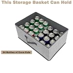 Storage Baskets, 15.7 Inch Woven Fabric Bins, Storage Cubes with Reinforced Handles, Organizer Bins for Closet Shelves, Foldable, for Toys, Clothes (4PCS/Grey-15.7*11*7.8inch) - Image 6