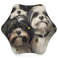 Paw Kids Umbrella Girls Windproof Uv Sun Umbrella Upf 50+ Children J Stick Boy Umbrellas for Rain Cute Dog Print Pug