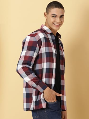 Image of Thomas Scott Men's Classic Tartan Checkered Shacket