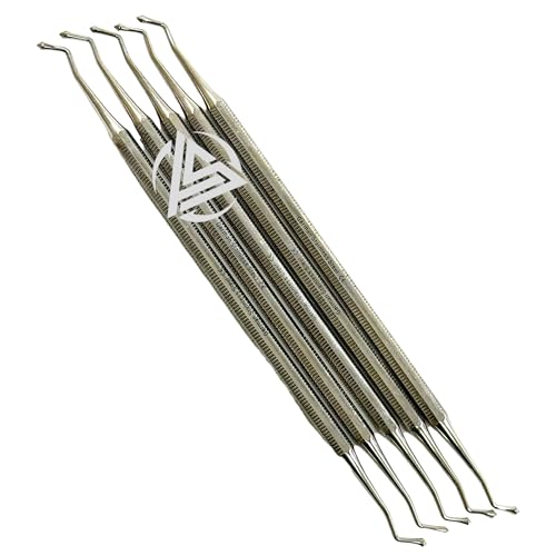 5 Pack - Dental Burnisher #21 Acorn Shapped Double-Ended Tips Composite Filling Restorative Tool - Dental Instruments