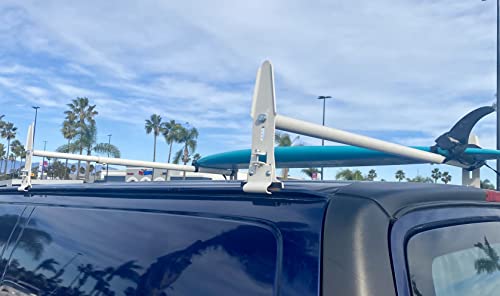 Maxxhaul 70440 Gutter Mount Van Rack (500 Lb. Capacity) , White #TOP3