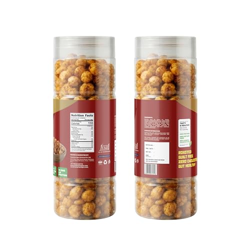 Image of MAKHANA NATION Roasted Flavoured Makhana Combo - 360g | Mint Masti, Peri Peri, Salt & Pepper and Tangy Cheese | Crunchy Fox Nuts Snack | High Protein, Low Calorie | Gluten Free & Ready to Eat | (90g x 4 Packs)