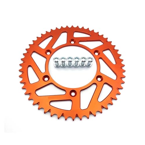 Sprocket arrière 52T réduction de poids et gain de couple pour moto SXF